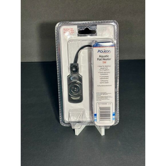 Aqueon Aquatic Flat Heater 5W Small Fish Tank Aquarium Betta Submersible New - Picture 2 of 2